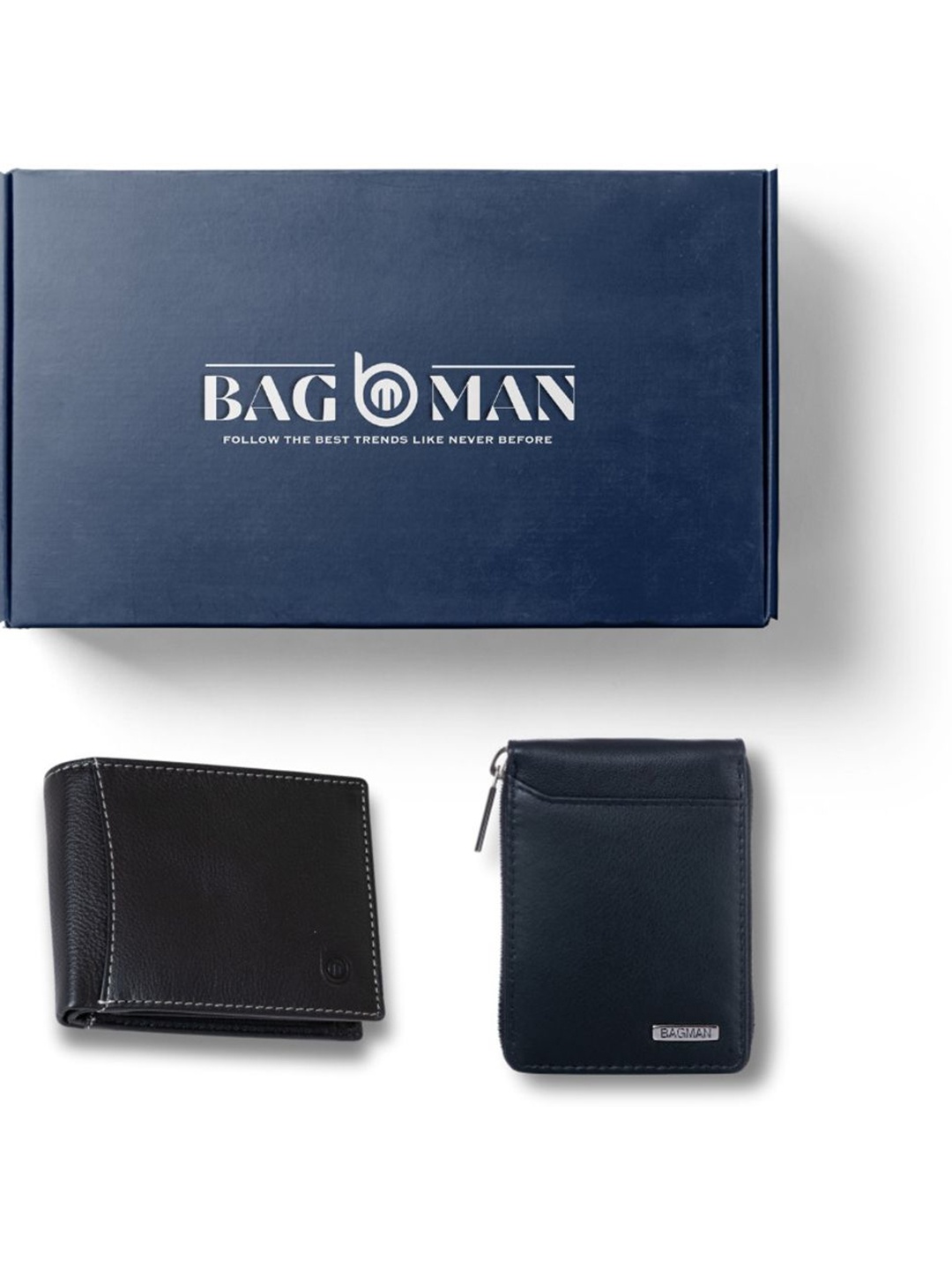 

BAGMAN Unisex Accessory Gift Set of, Black