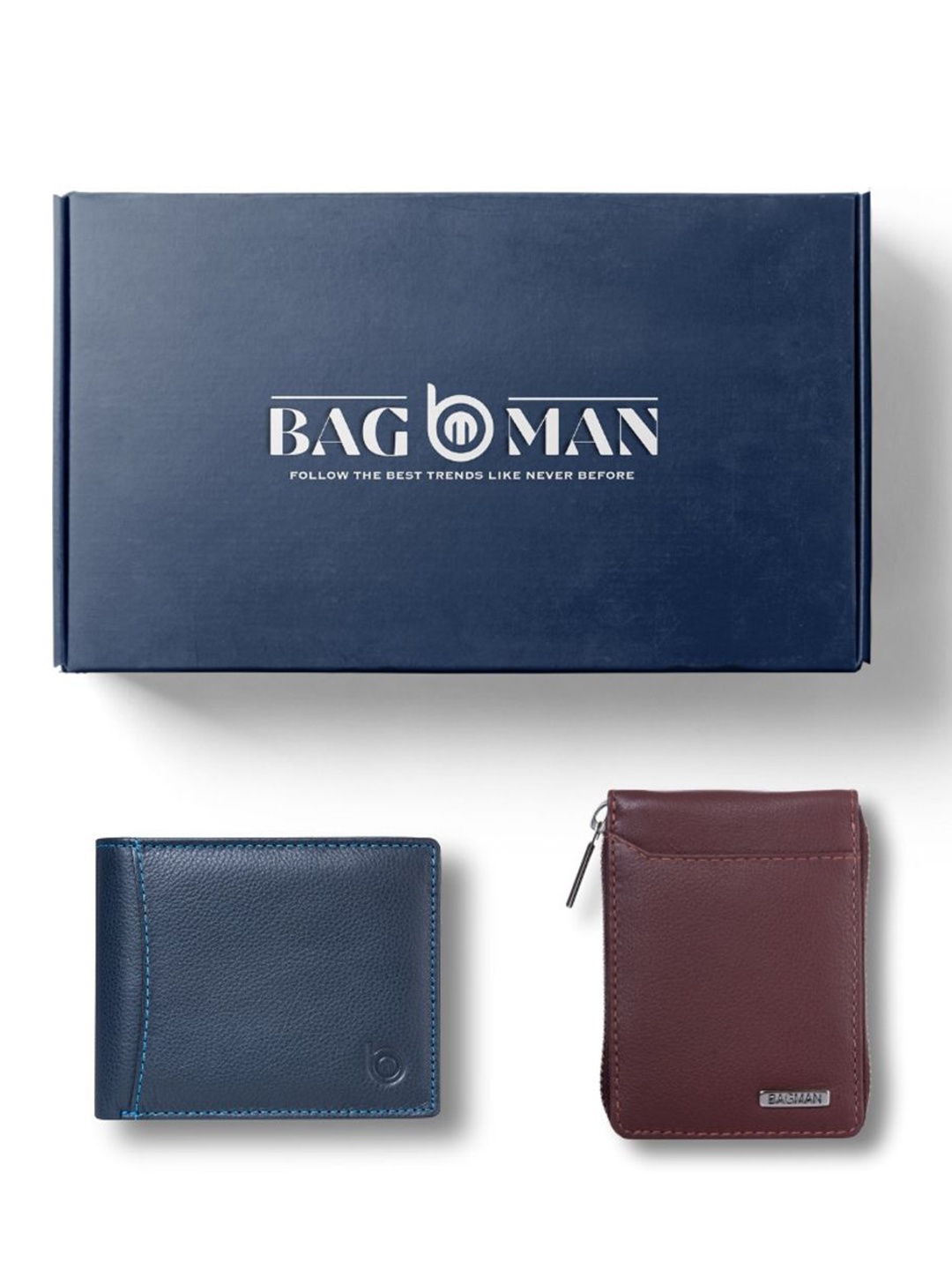 

BAGMAN Unisex Accessory Gift Set of, Brown