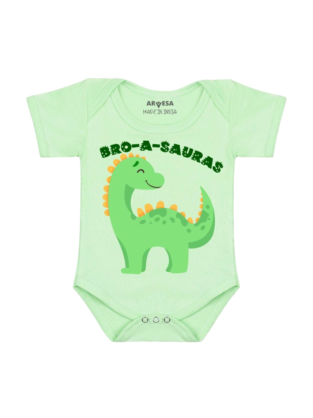 

Arvesa Bro A Sauras Printed Romper, Green