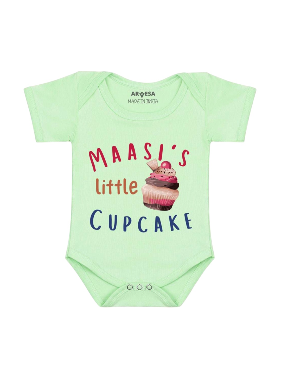 

Arvesa Kids Printed Romper, Sea green