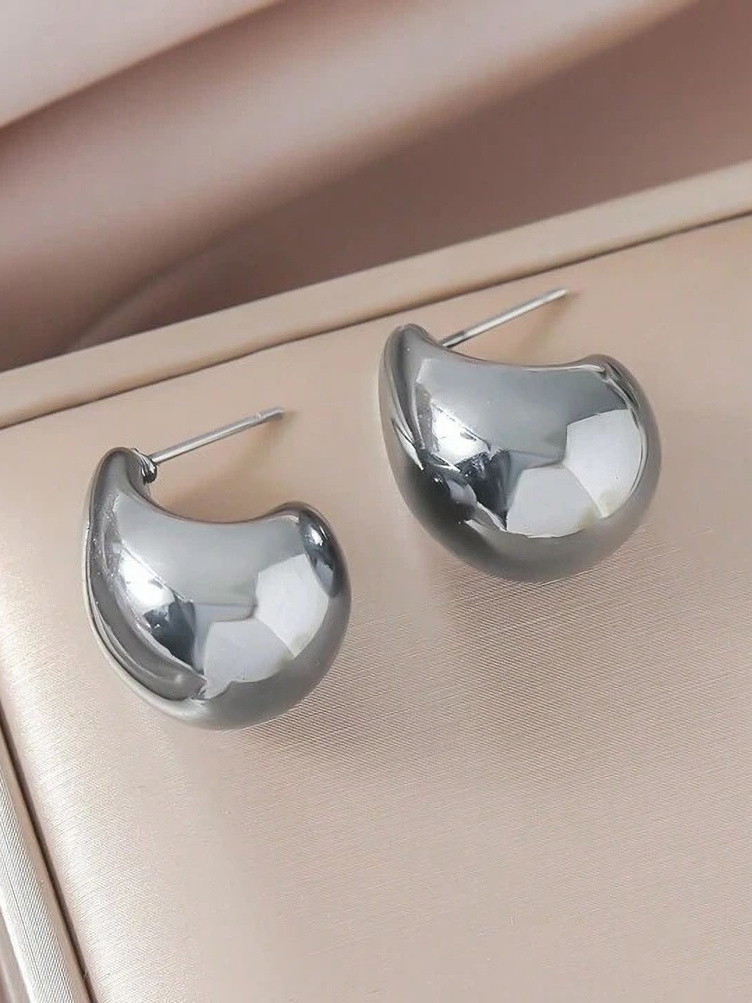 

Celestique Silver-Plated Contemporary Studs