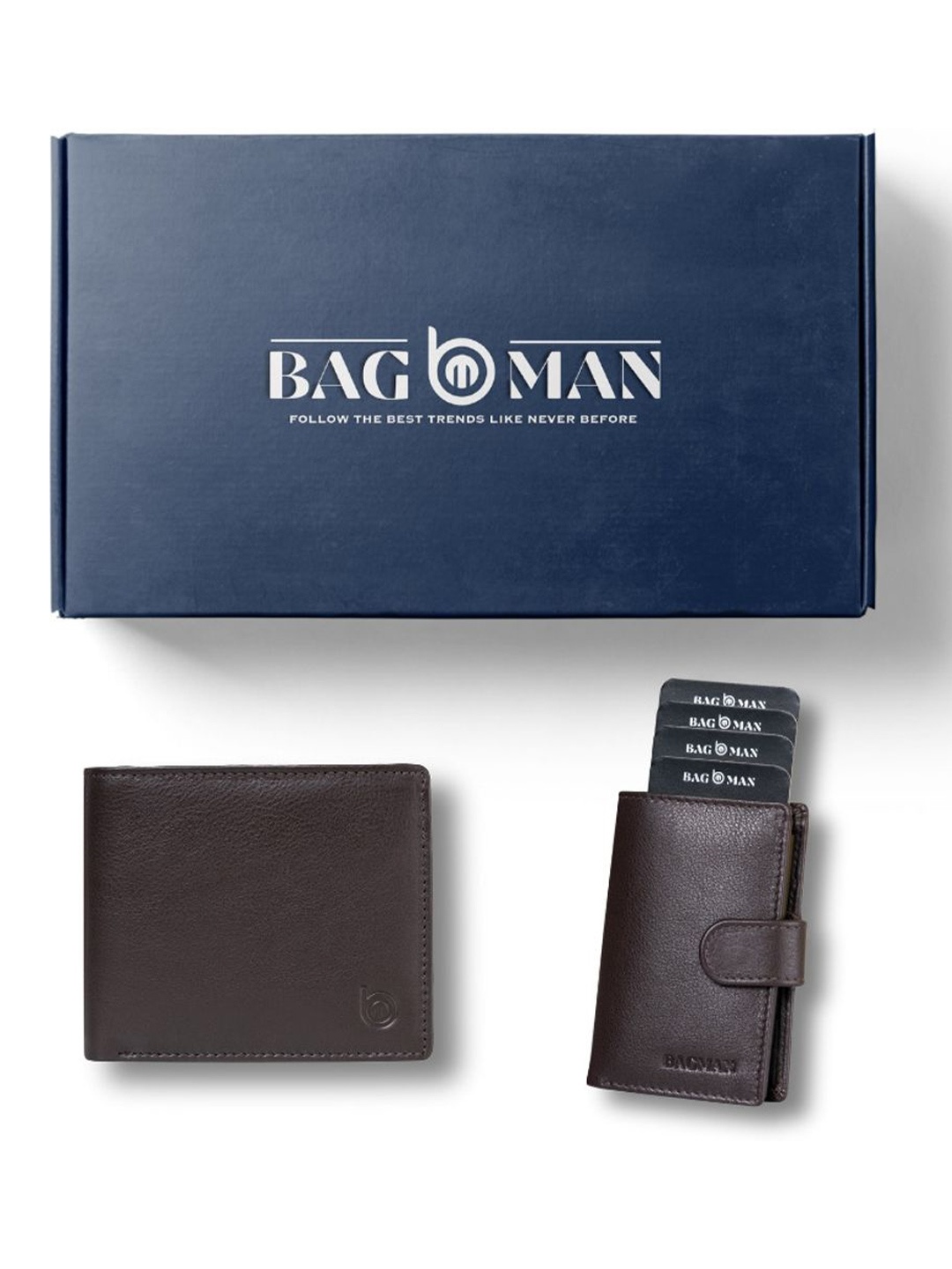 

BAGMAN Unisex Accessory Gift Set of, Black