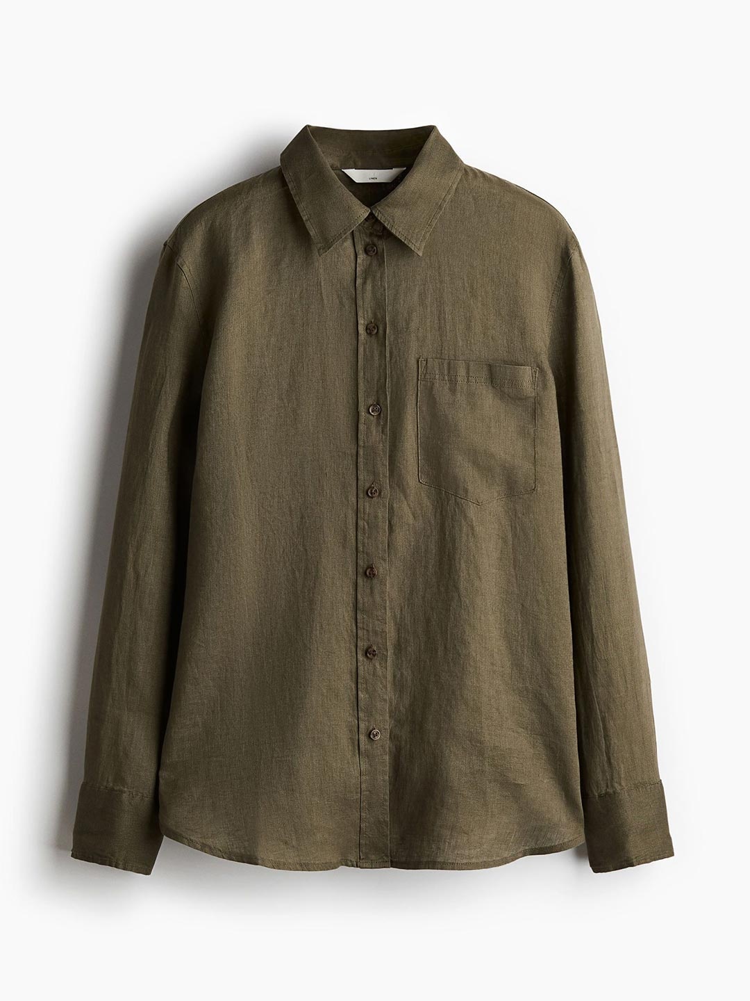 

H&M Linen Shirt, Green