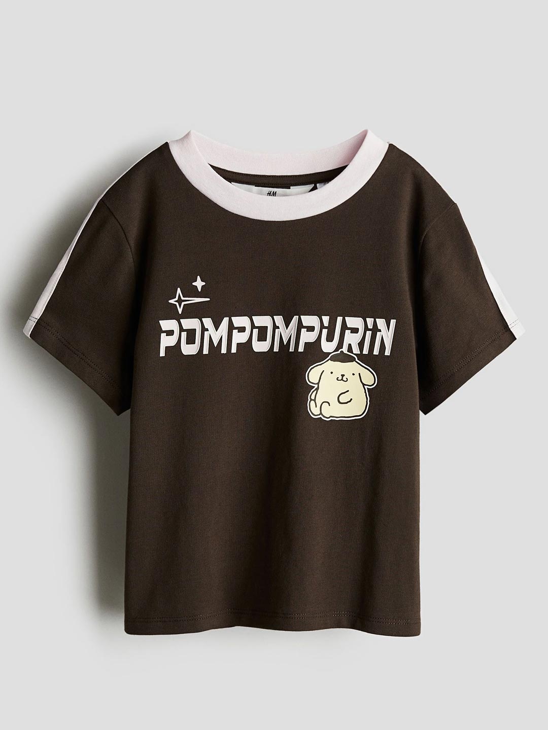 

H&M Printed T-shirt, Brown