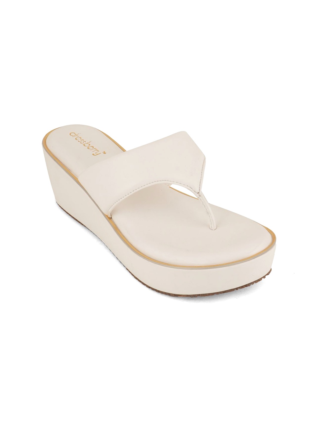 

DressBerry Block Pumps with Bows, White