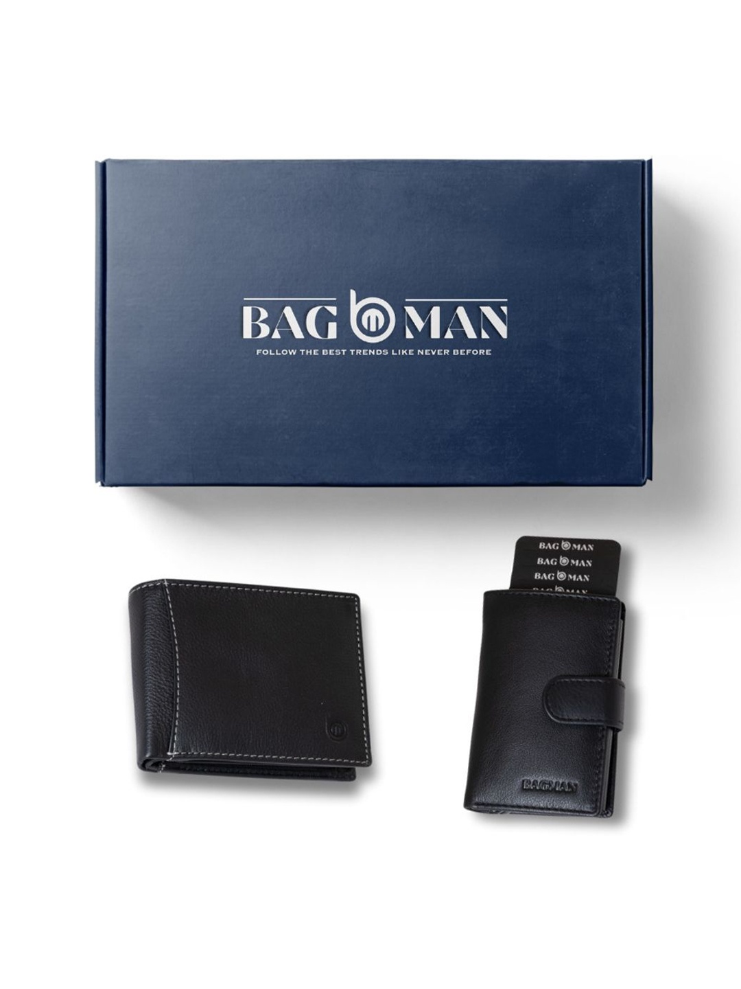 

BAGMAN Unisex Accessory Gift Set of, Black