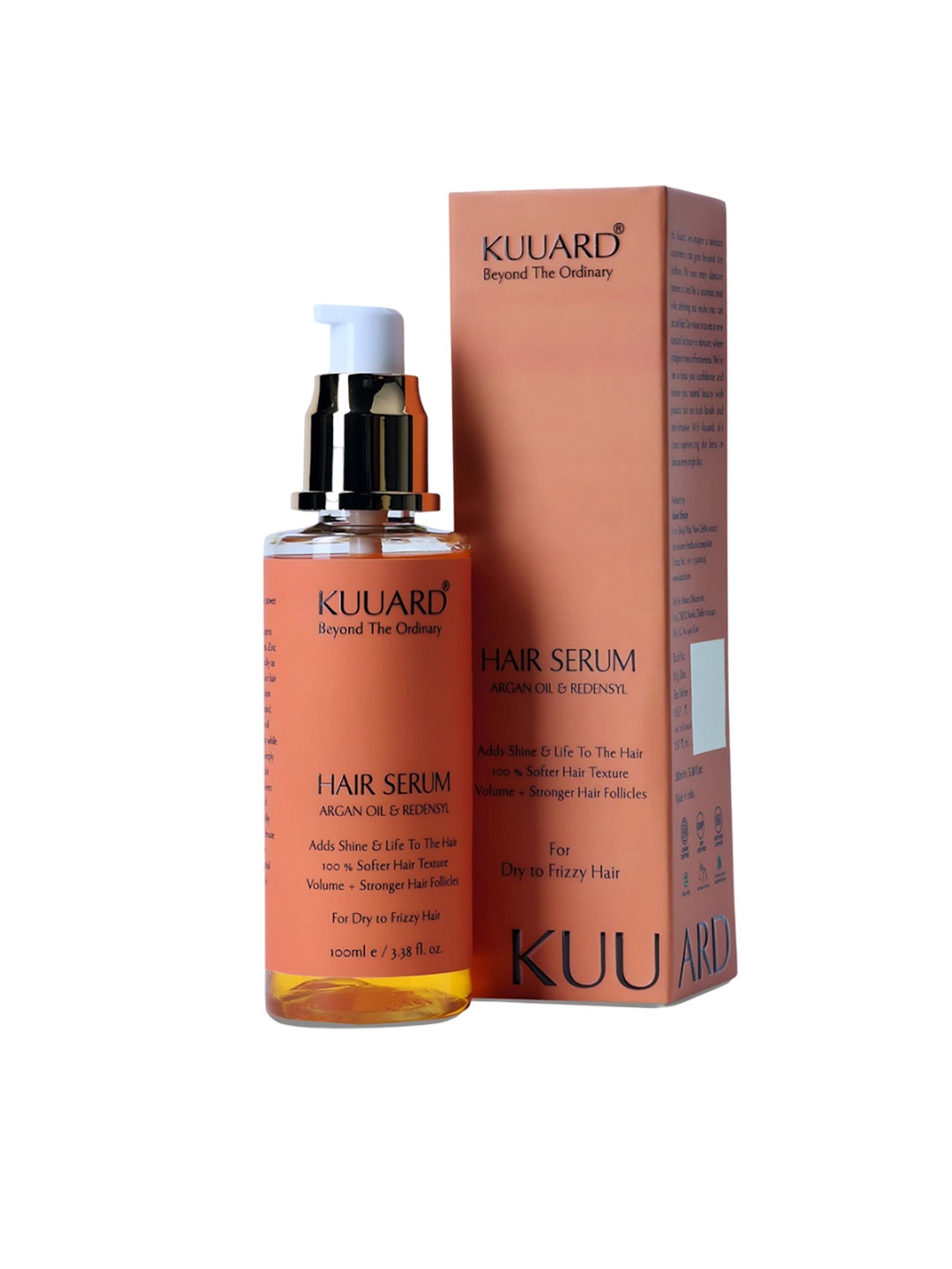 

Kuuard - beyond the ordinary Hair Serum With Argan Oil & Redensyl - 100 ml, Orange