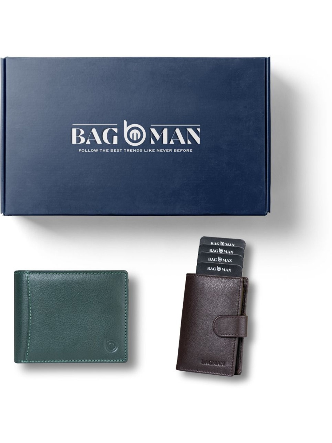 

BAGMAN Unisex Accessory Gift Set of, Green