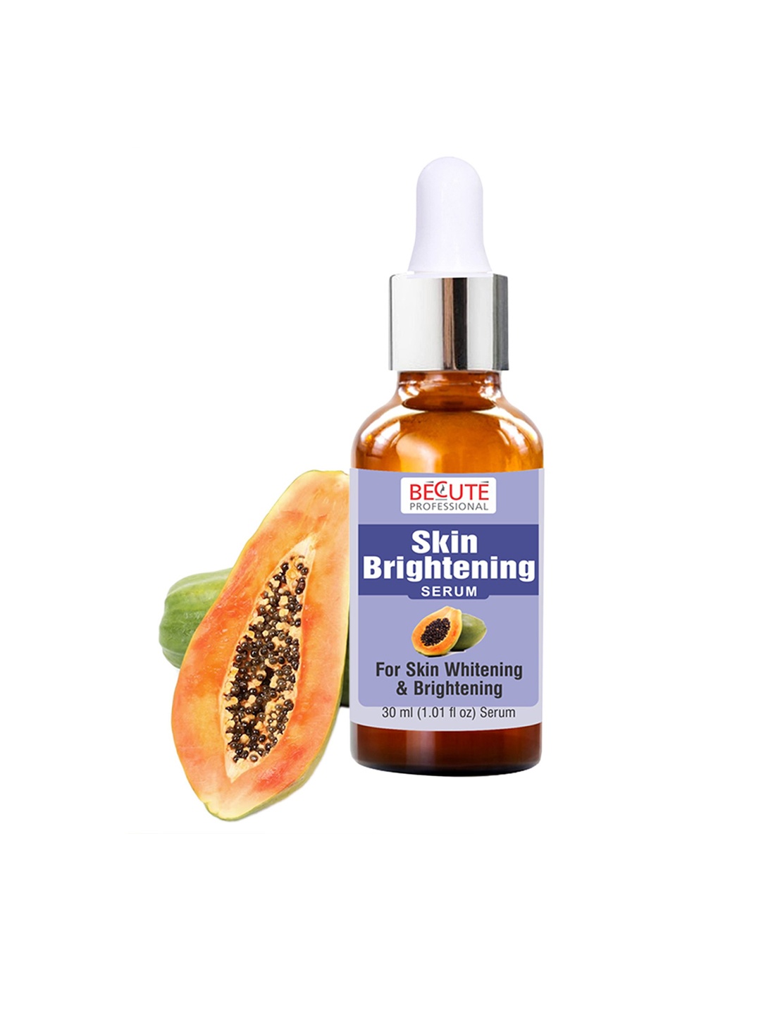 

BECUTE Skin Brightening Serum With Papaya Extract - 30 ml, Brown