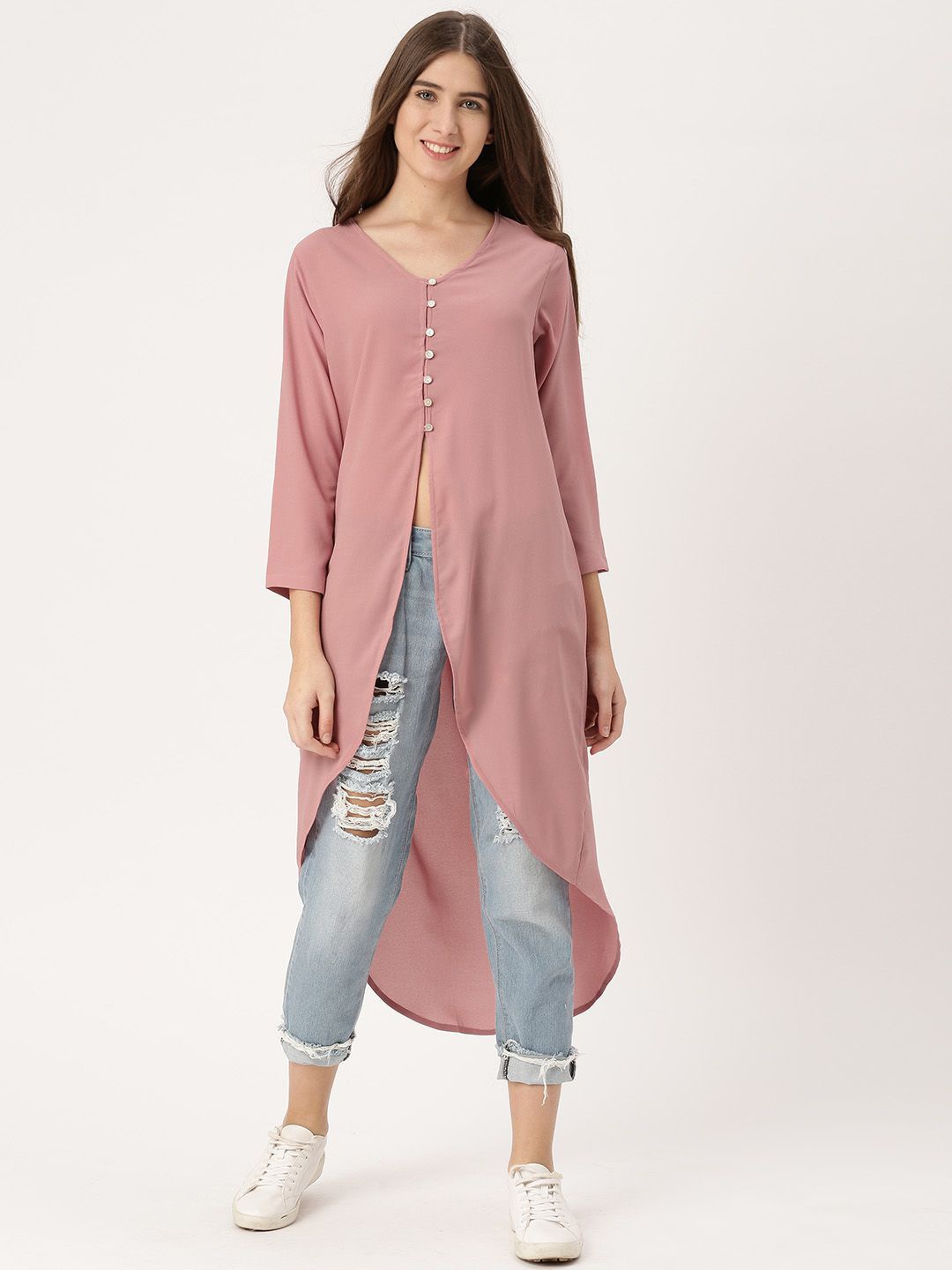 

DressBerry Crepe Top, Pink