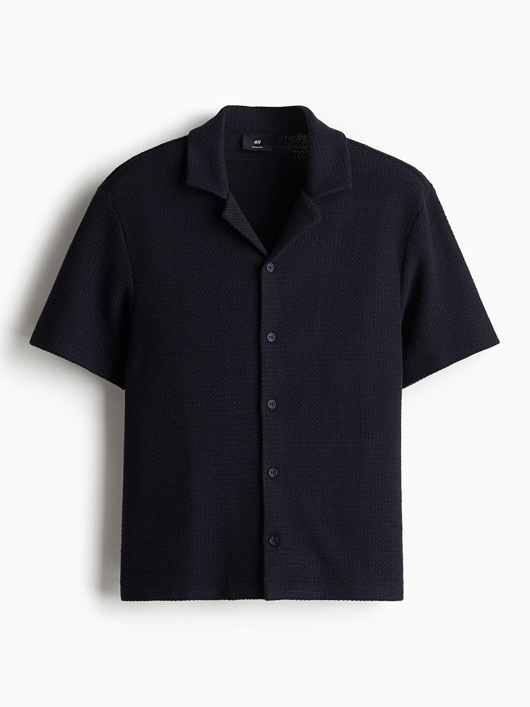 

H&M Regular Fit Resort Shirt, Blue