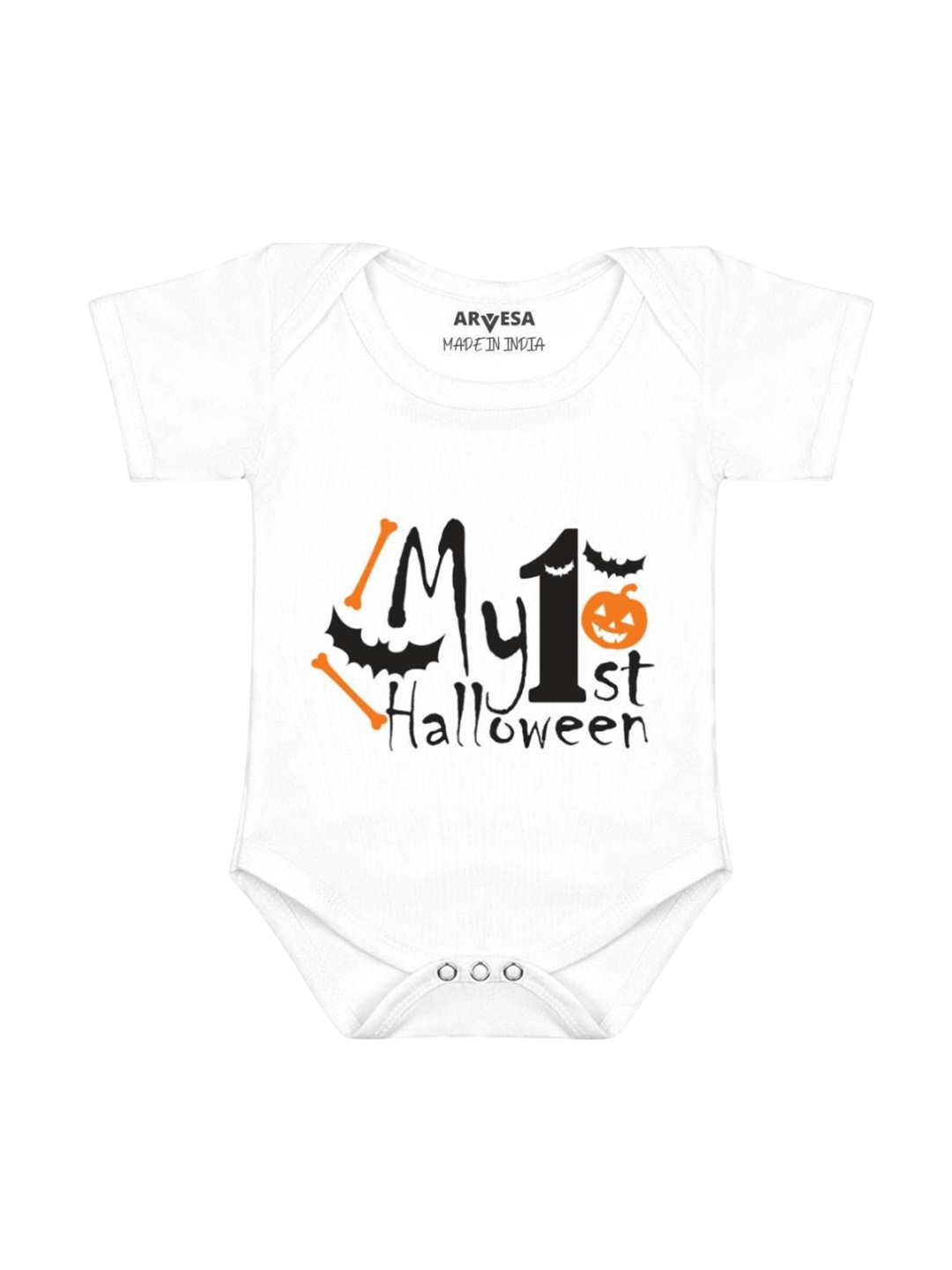 

Arvesa Infants Printed Bodysuit, White