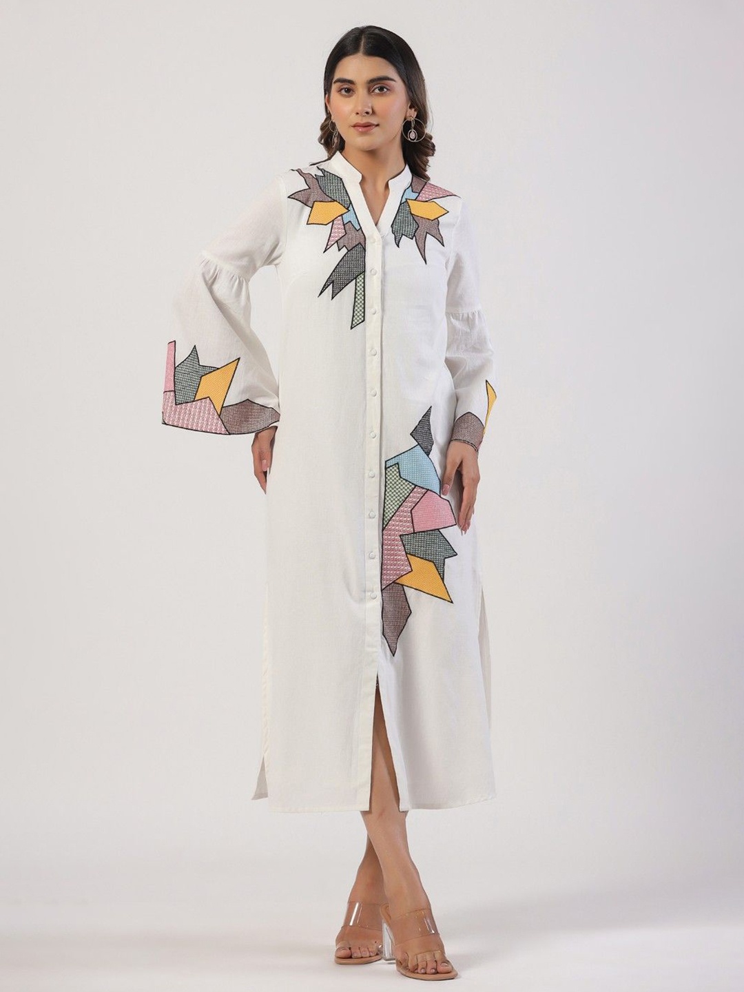 

STIL O STITCH A-Line Maxi Dress, White