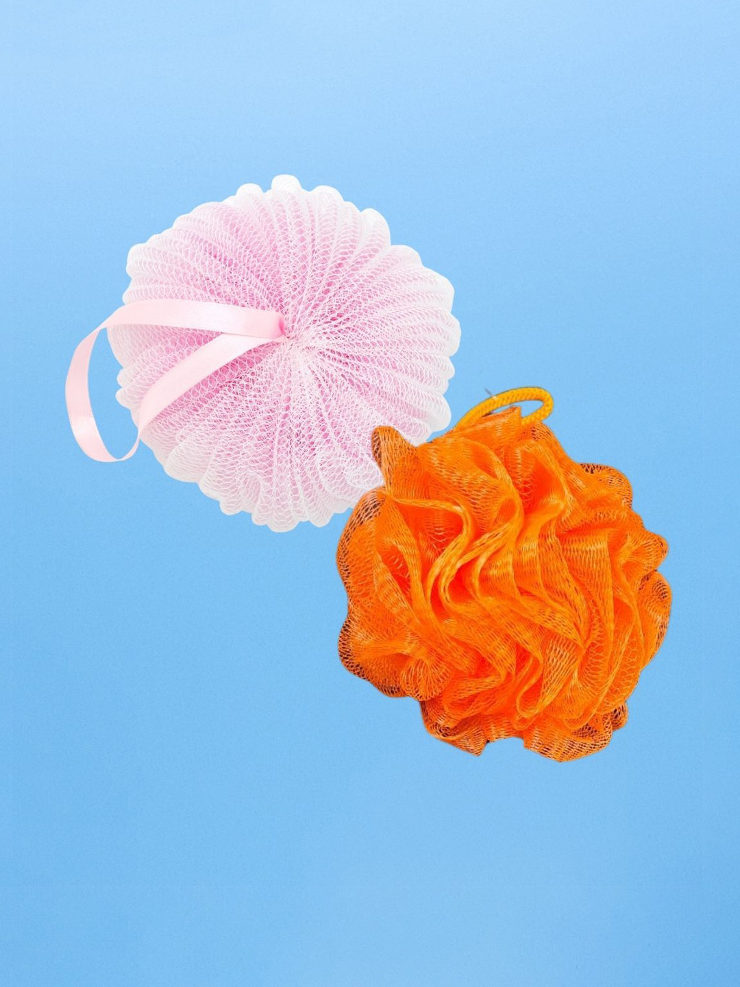 

Basicare Set Of 2 Bath Loofah Sponge- 40 g Each, Pink