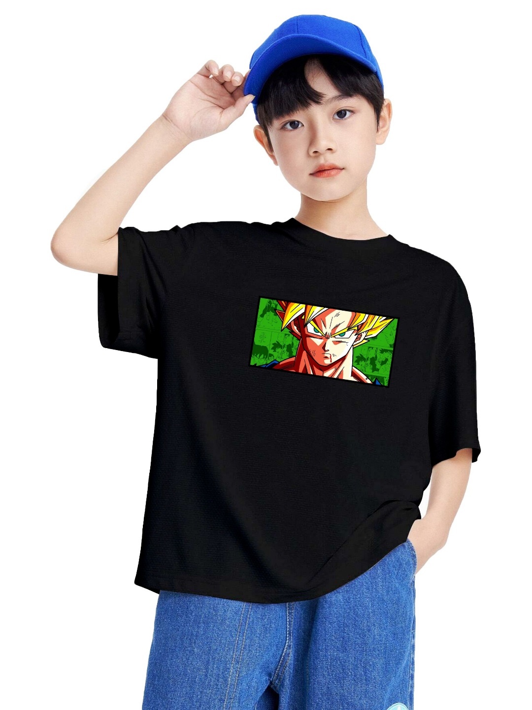 

MODARUE Boys Printed T-shirt, Black