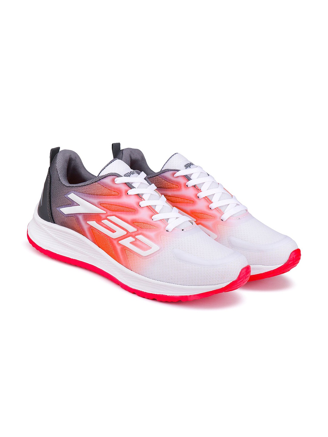 

NOBELITE Men Running Non-Marking Shoes, White
