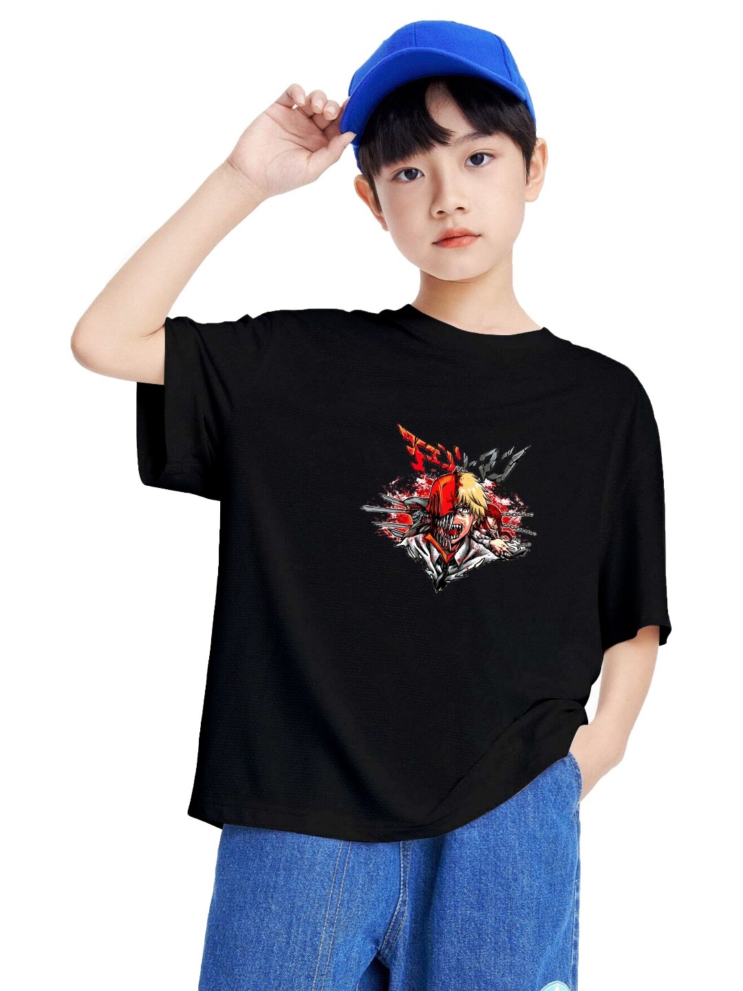

MODARUE Boys Printed T-shirt, Black