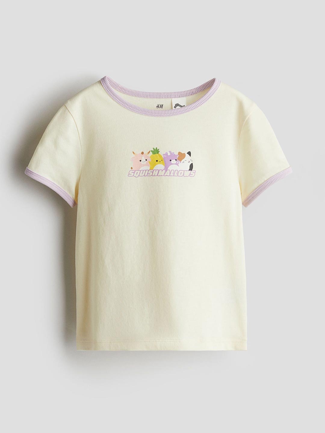 

H&M Printed Top, Yellow