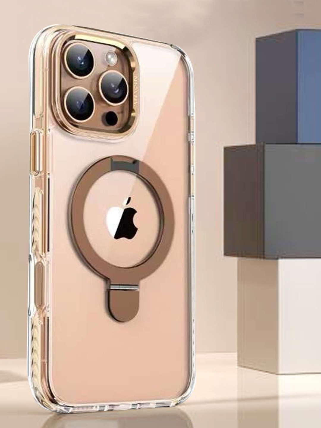 

TREEMODA Solid Printed iPhone 14 Pro Max Back Case Mobile Accessories, Copper