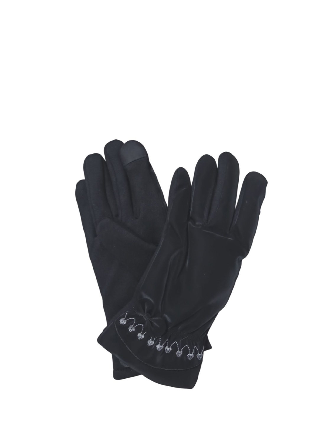 

Aadikart Women Touchscreen Gloves, Black