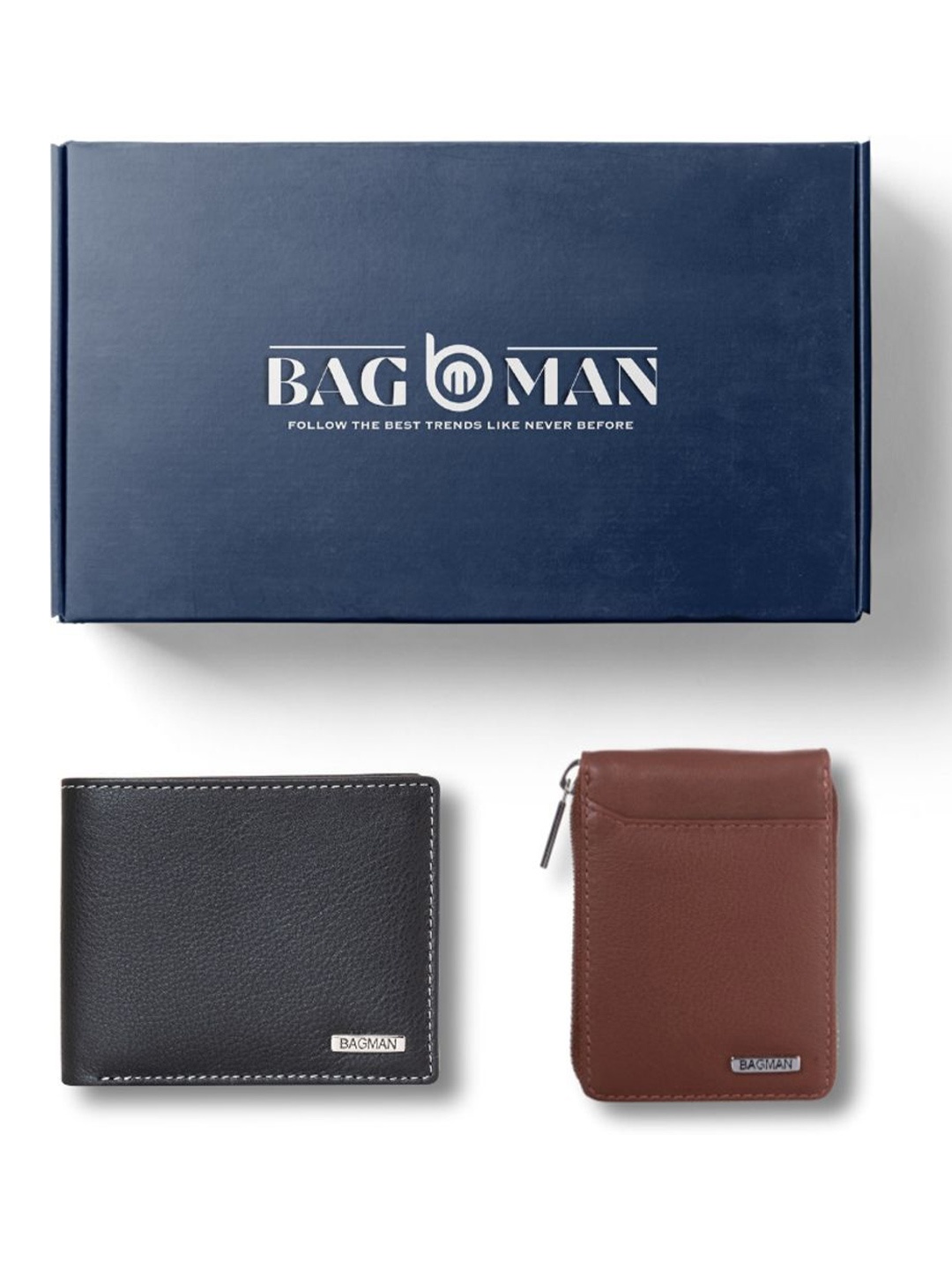 

BAGMAN Unisex Accessory Gift Set of, Black