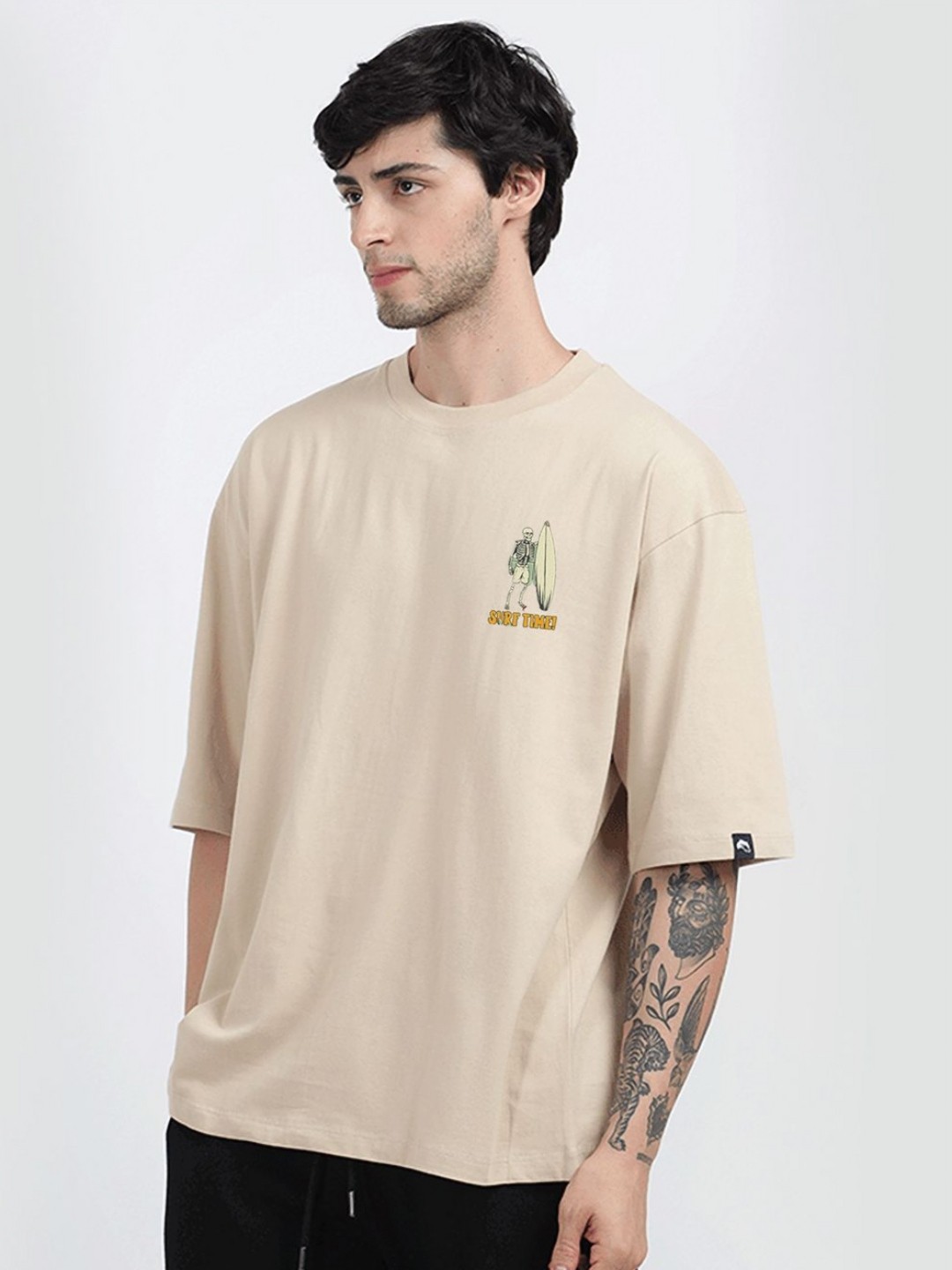 

BDSQUARE Men T-shirt, Beige