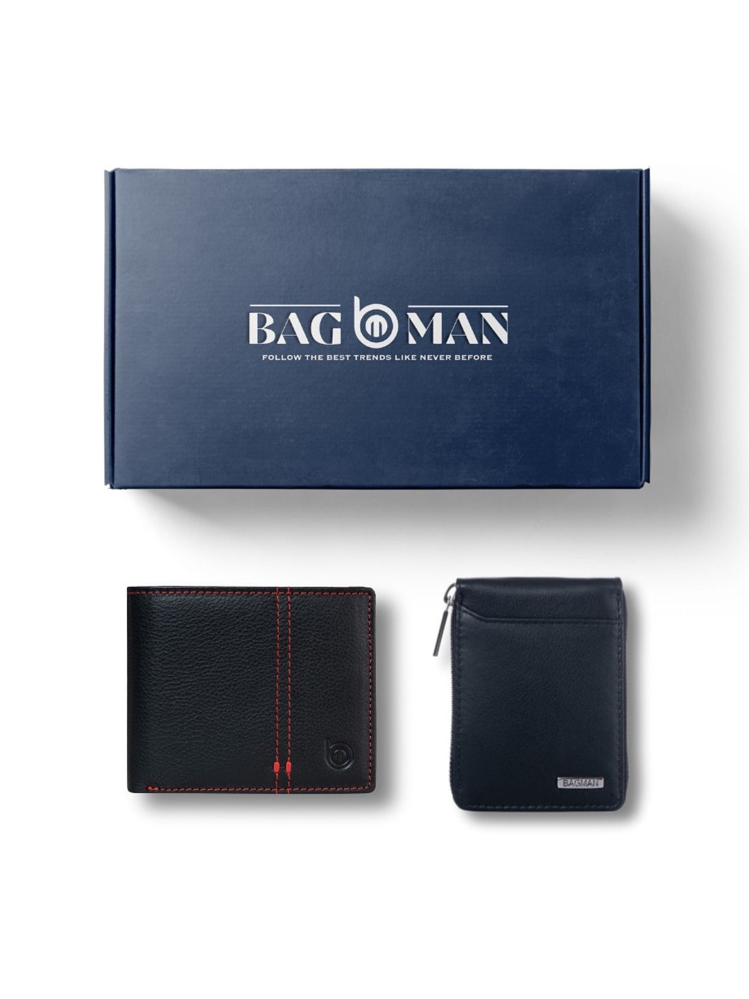 

BAGMAN Unisex Accessory Gift Set of, Black