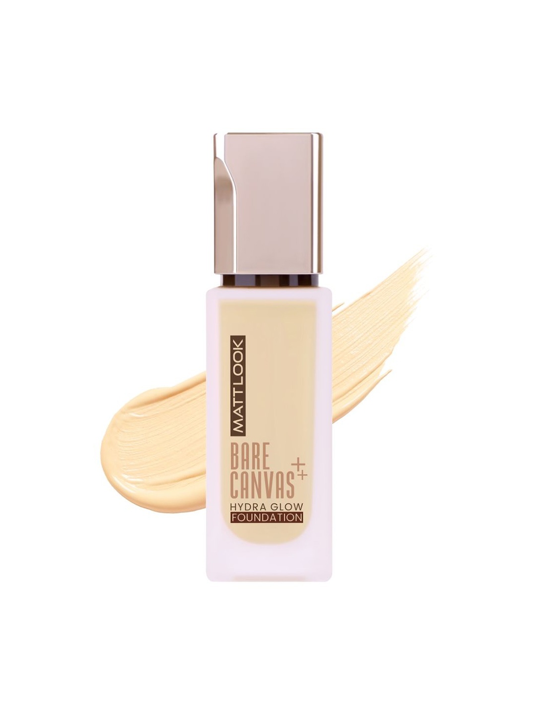 

Mattlook Bare Canvas Hydra Glow Foundation - 30 ml Natural Glow, Beige