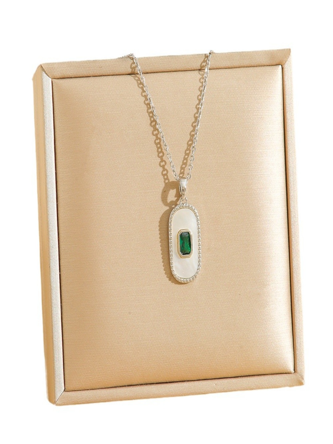 

DressBerry Women Stone Studded Chain, Silver