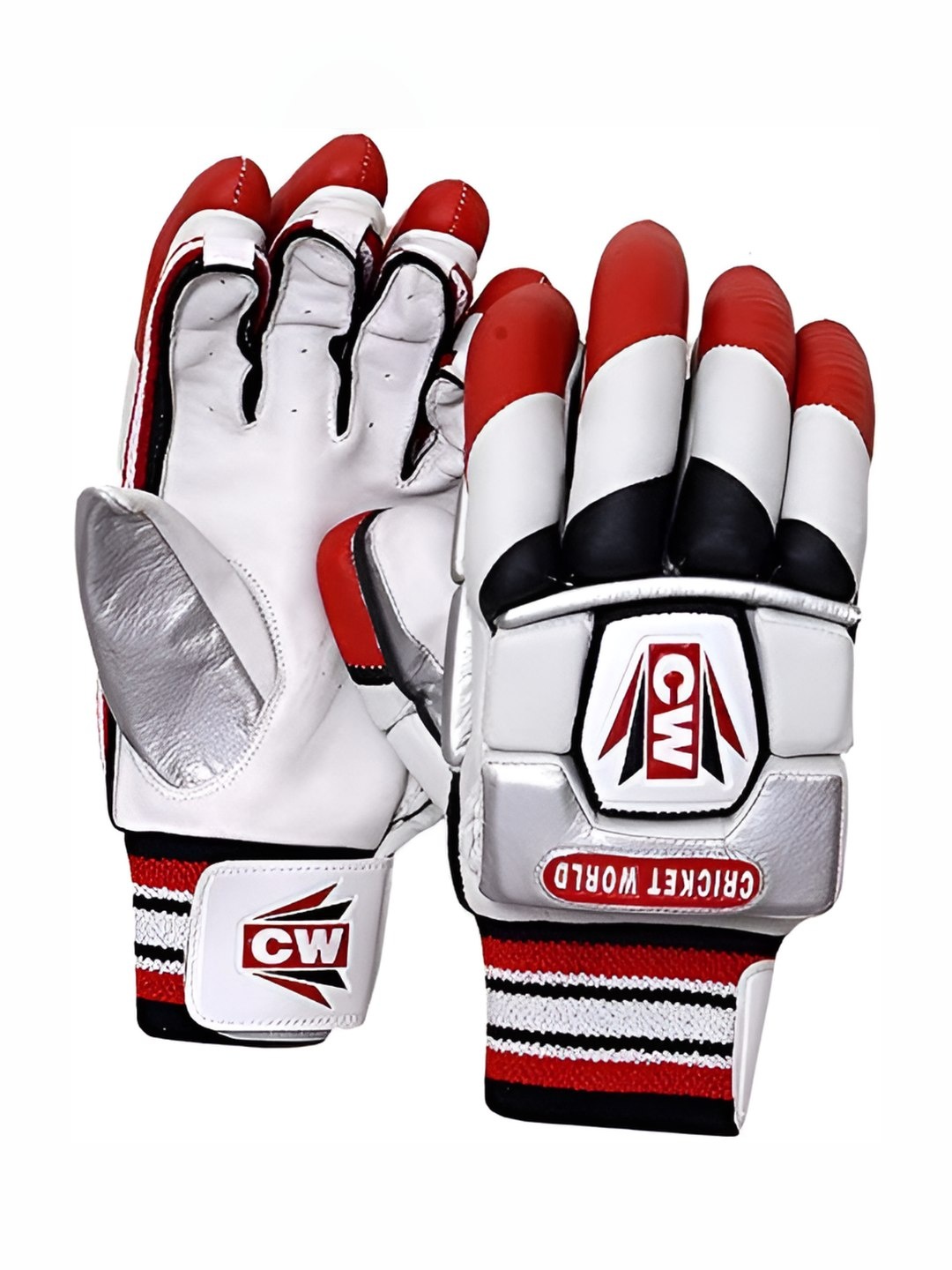 

CW Skipper Men Cricket Batting Gloves, White