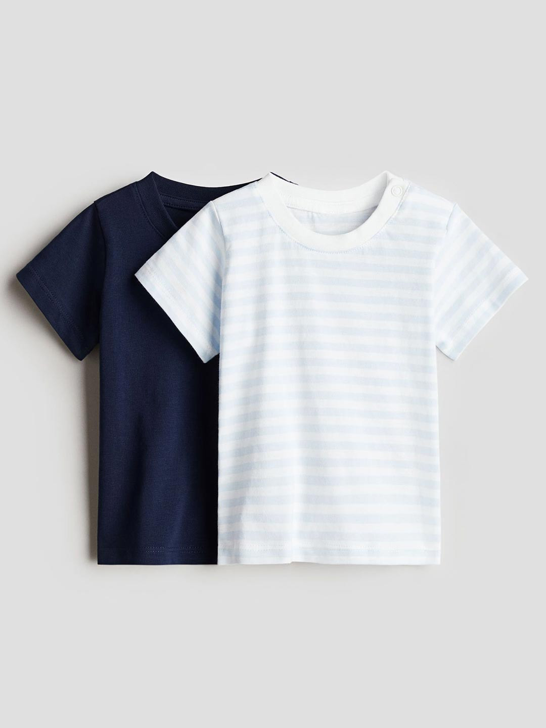 

H&M 2-Pack Cotton T-shirts, Blue