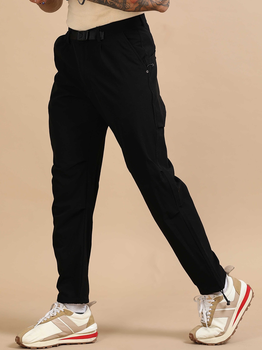 

Italian Colony Men Modern Flex Joggers, Black