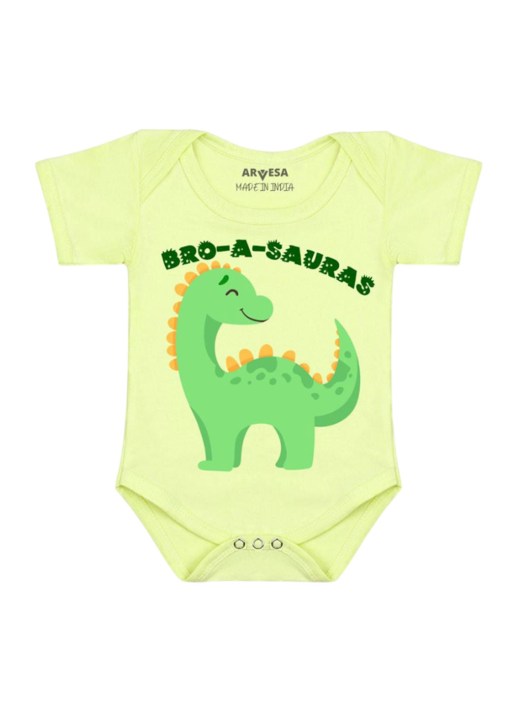 

Arvesa Kids Printed Romper, Yellow