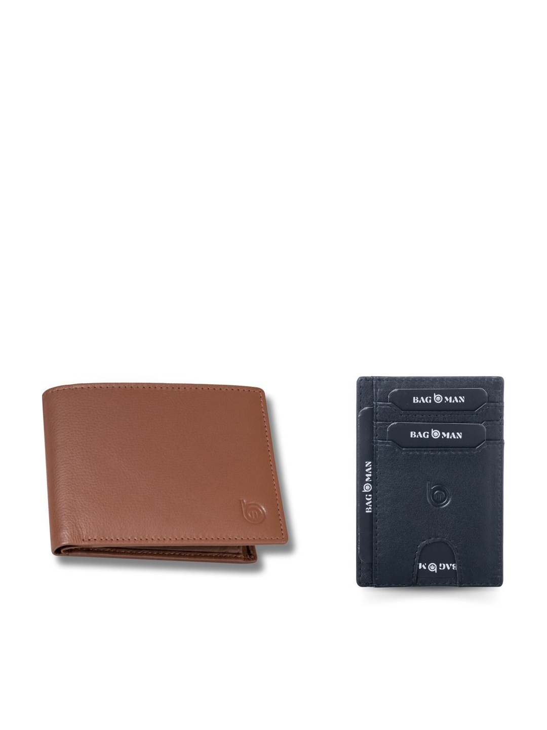 

BAGMAN Unisex Accessory Gift Set of, Brown