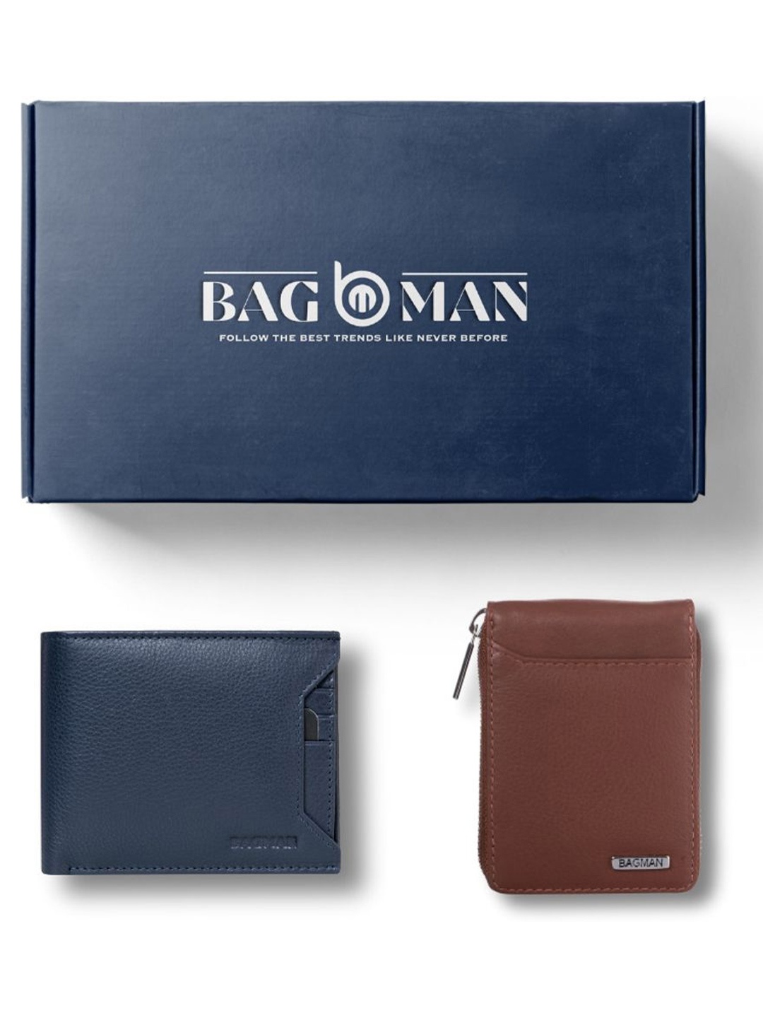 

BAGMAN Unisex Accessory Gift Set of, Blue