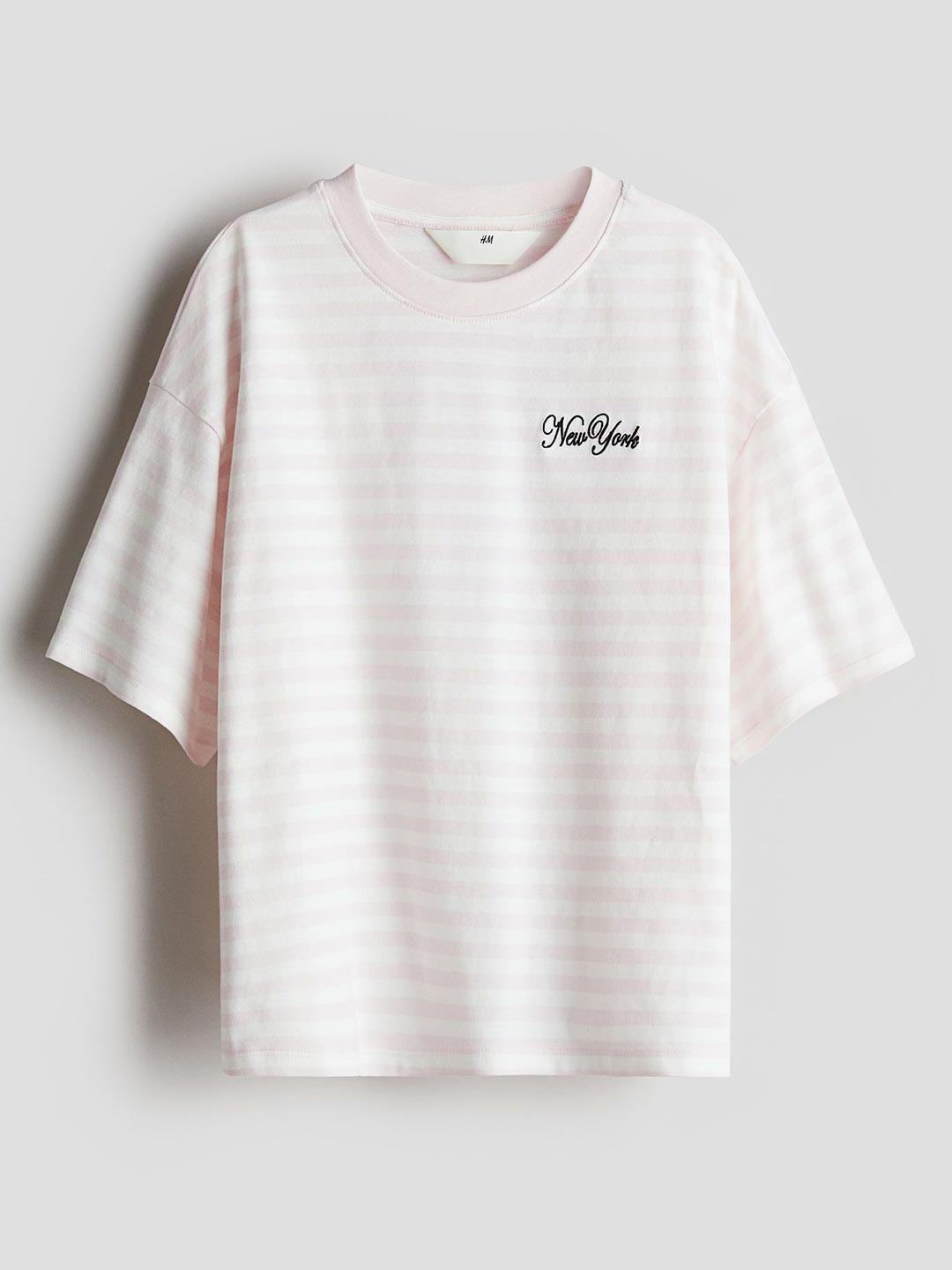 

H&M Oversized Cotton T-shirt, Pink