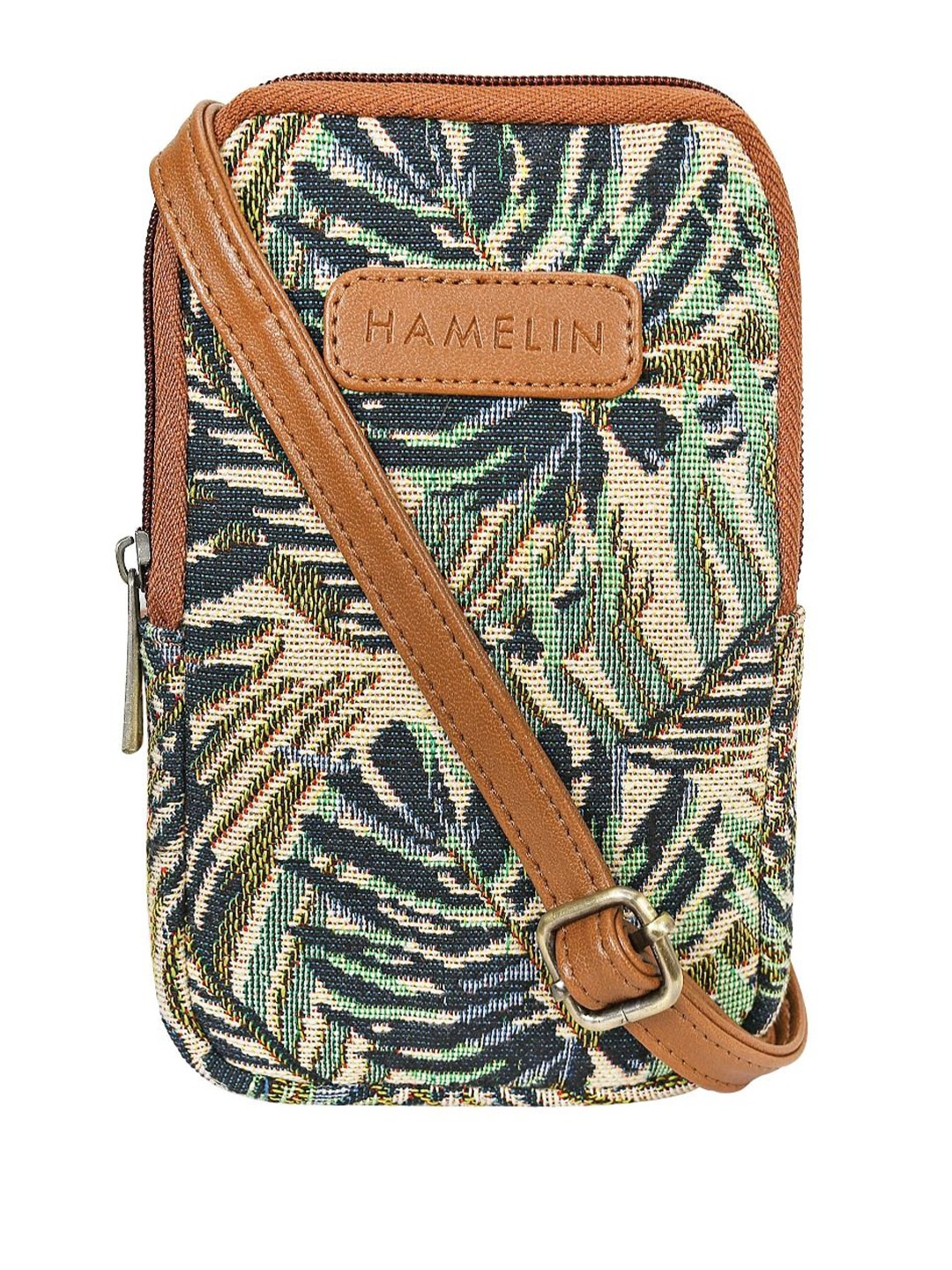 

HAMELIN PU Structured Sling Bag, Green