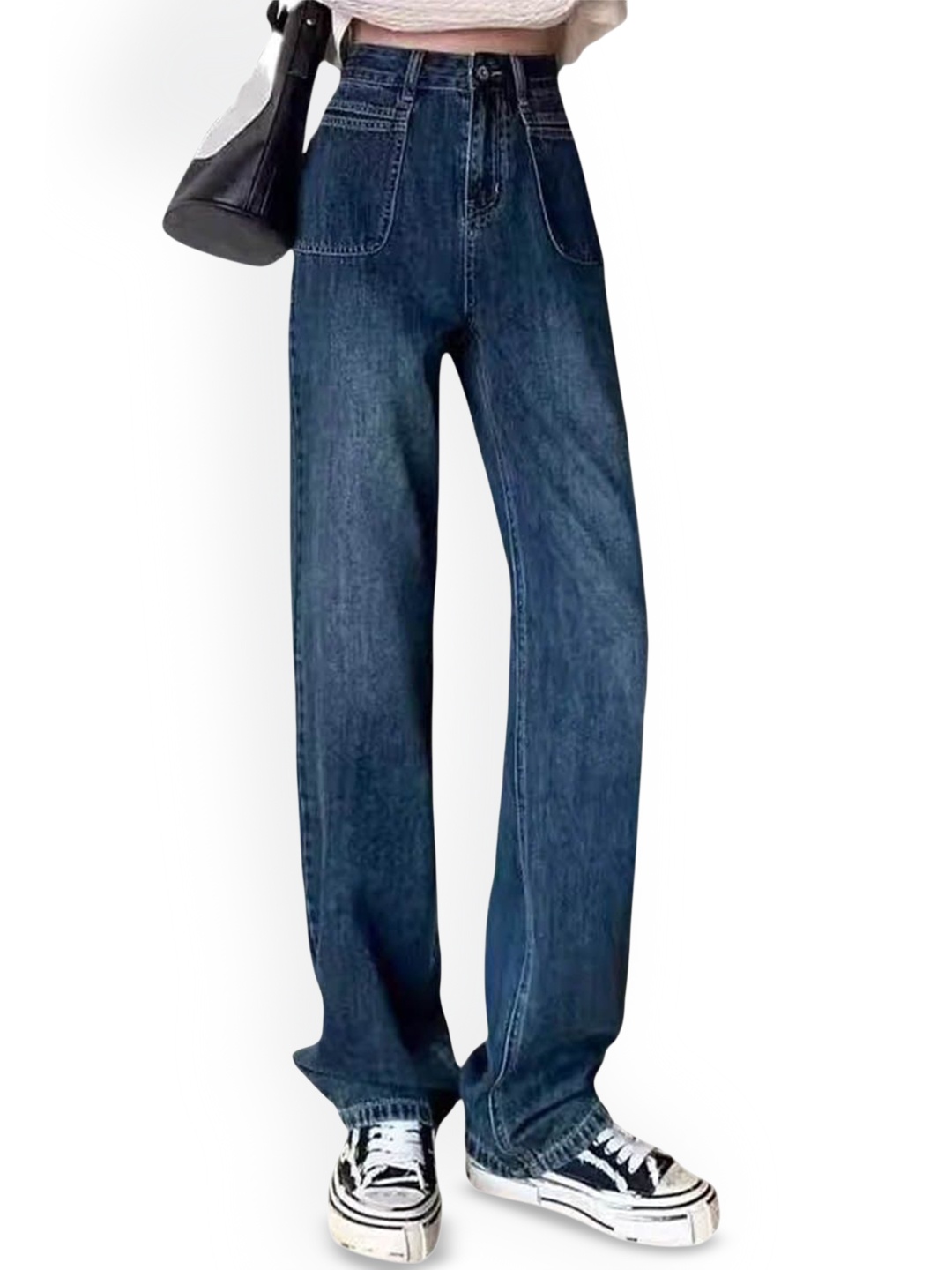 

StyleCast Women Low Distress Light Fade Jeans, Blue