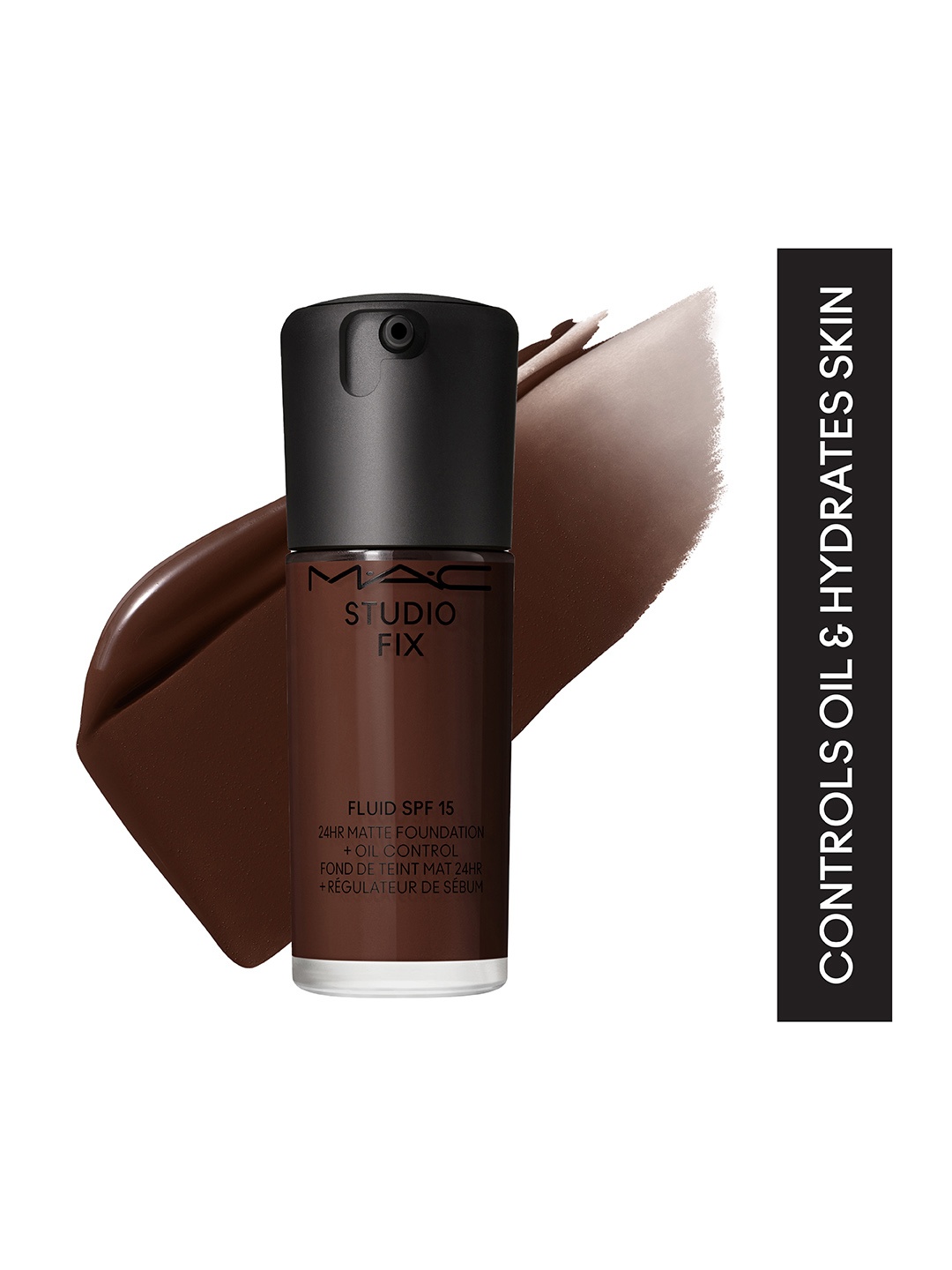 

M.A.C Studio Fix Fluid SPF 15 24Hr + Oil Control Matte Foundation 30 ml - Shade NW60, Brown