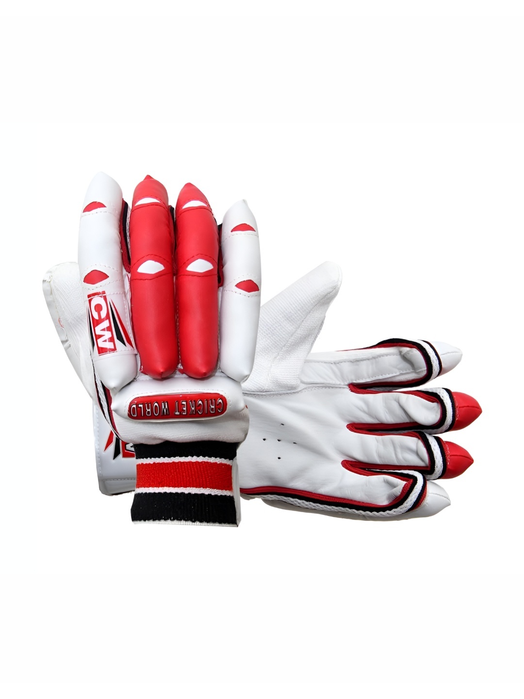 

CW Boys Long Lasting Sherwood Cricket Gloves, Red