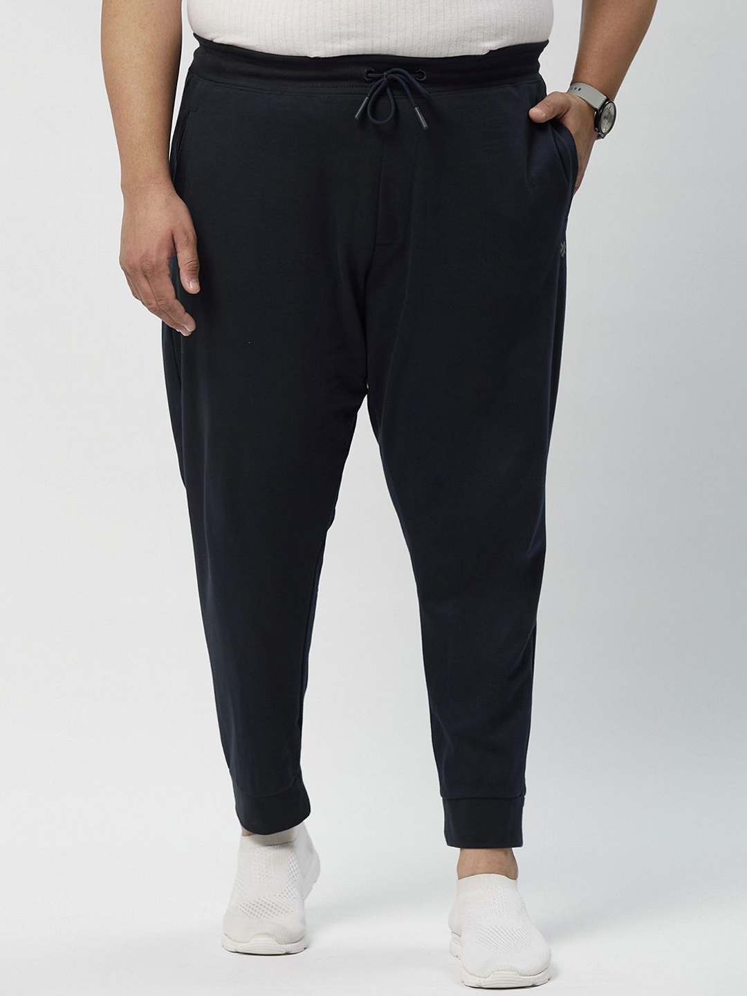 

Big Hello - The Plus Life Men Relaxed Joggers Trousers, Navy blue