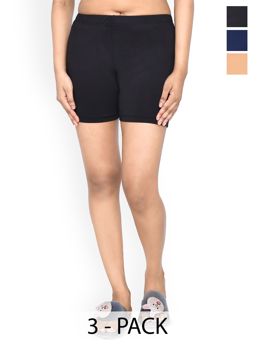 

RAPL Women Regular Fit Mid-Rise Shorts, Multi