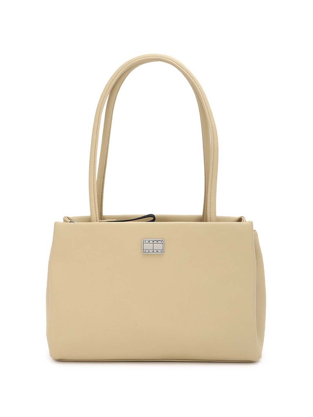 

Tommy Hilfiger PU Structured Handheld Bag, Beige