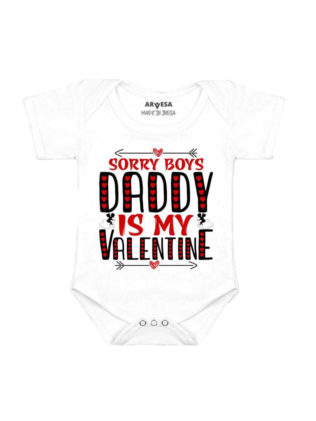 

Arvesa Infants Printed Bodysuit, White