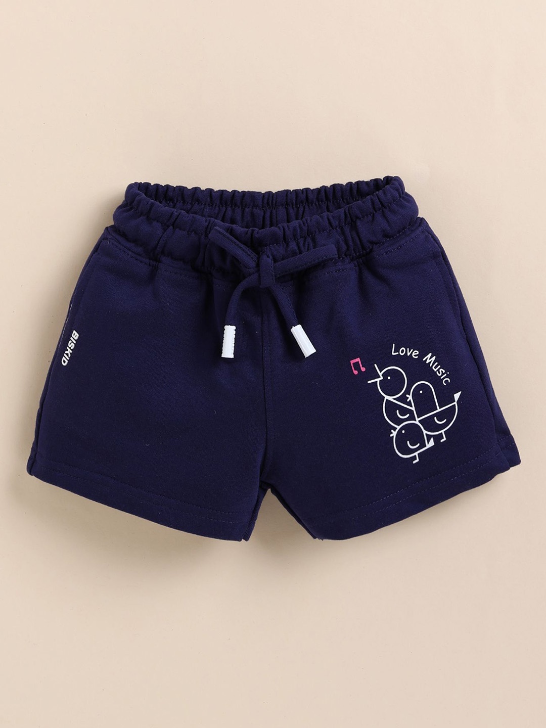 

Annie Girls Conversational Printed Hot Pants Shorts, Navy blue