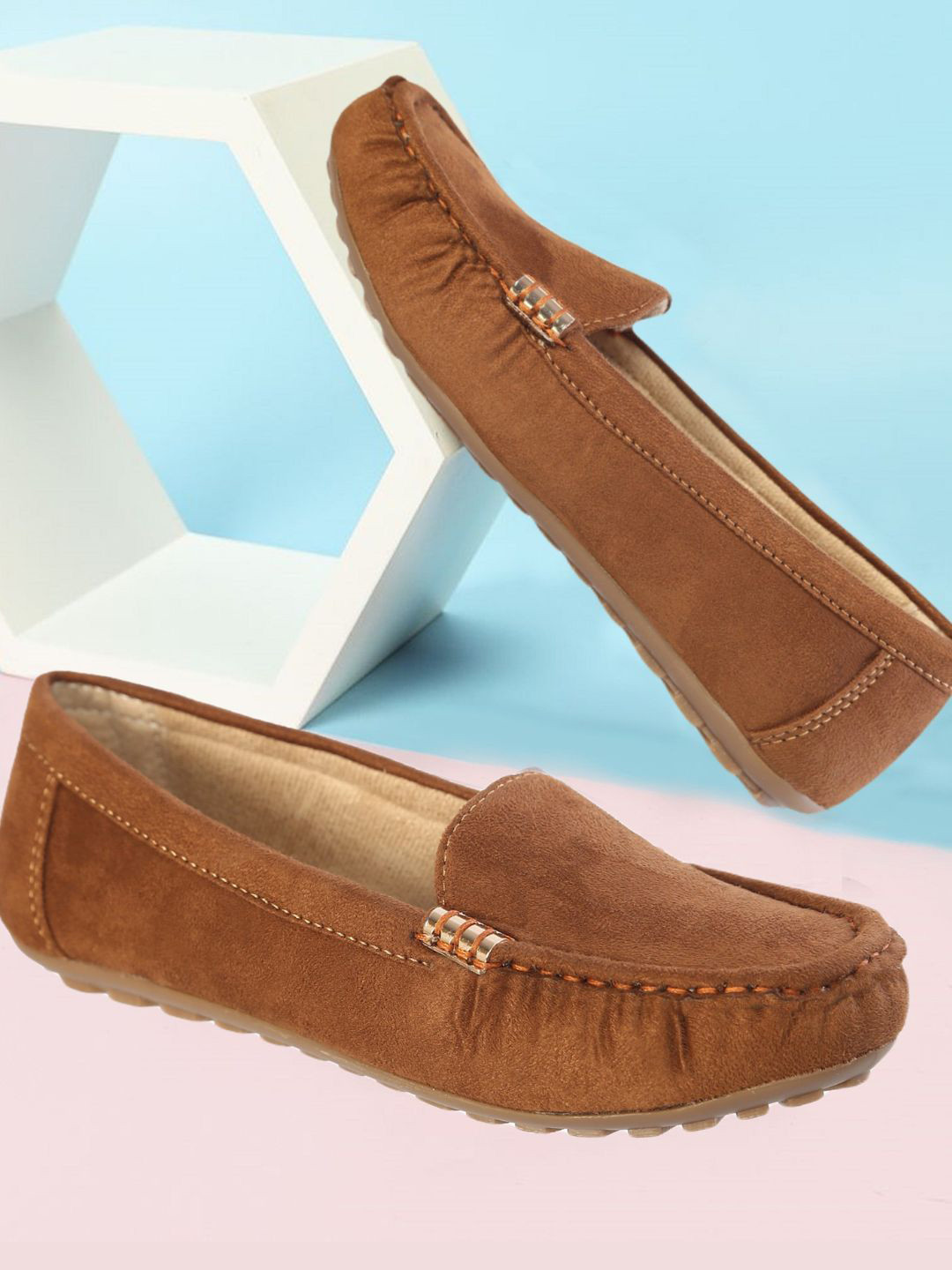 

CATBIRD Women Lightweight Loafers, Tan