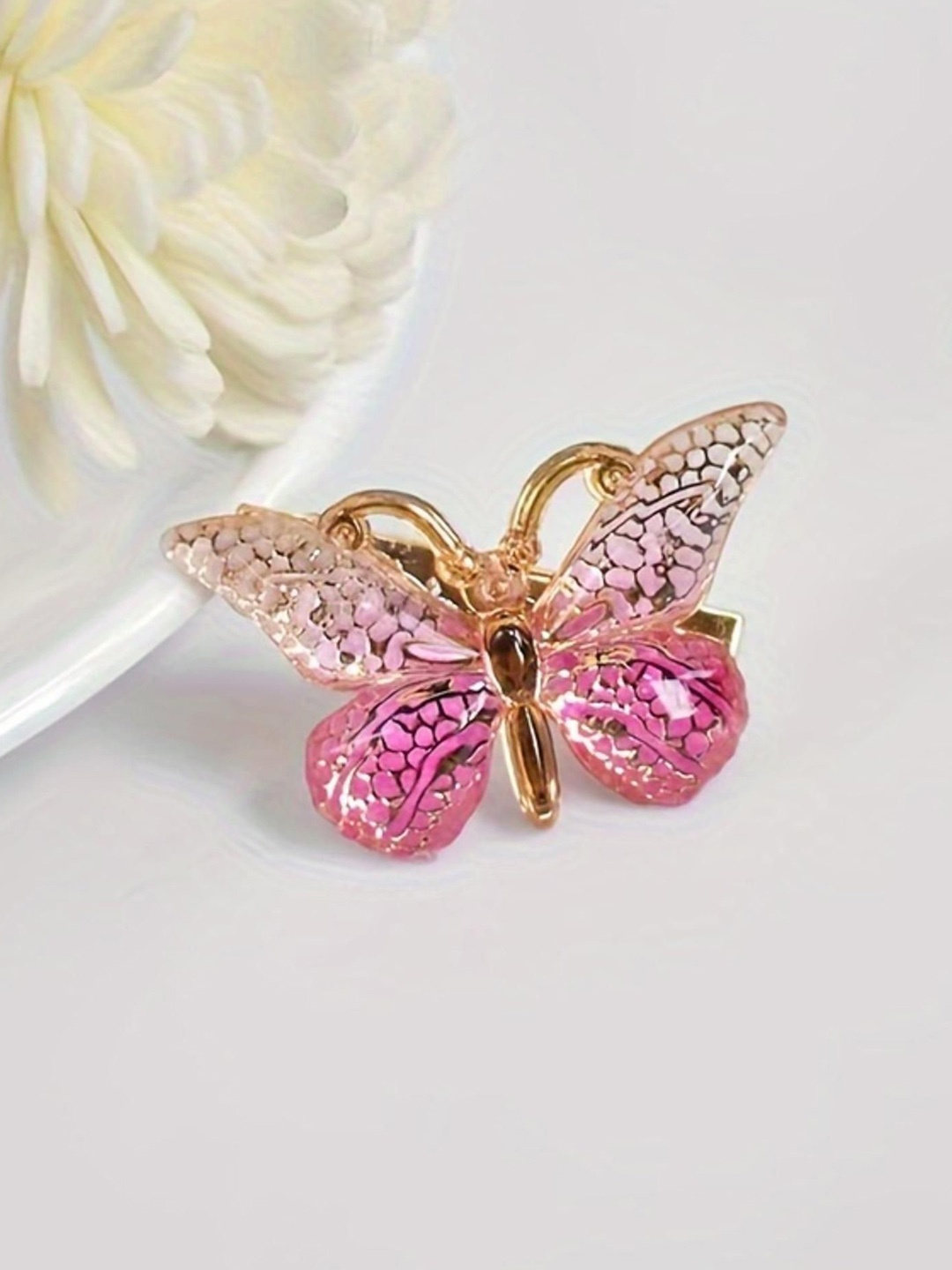 

LYTIX Girls Set Of 6 Butterfly Hair Clips, Assorted