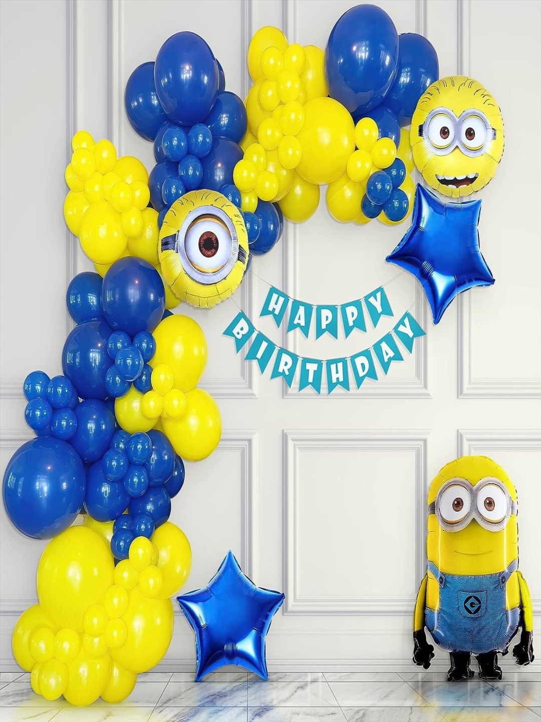 

Special You Yellow & Blue 68 Pcs Minion Theme Birthday Decor