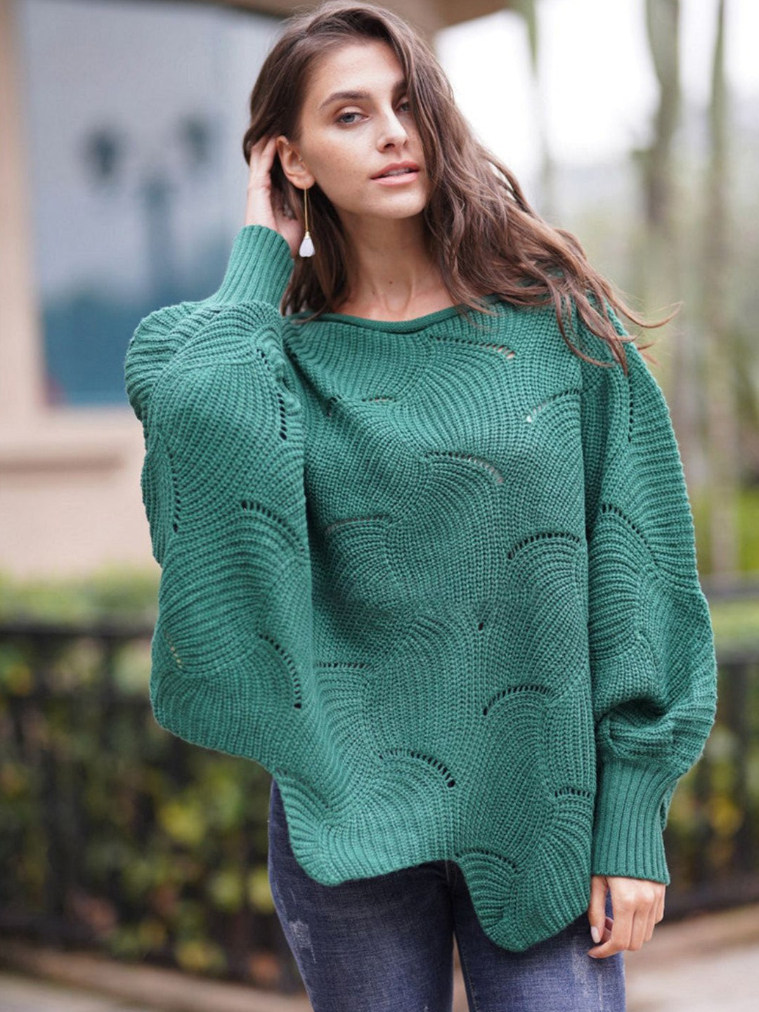 

Oh Rare Women Pullover, Green