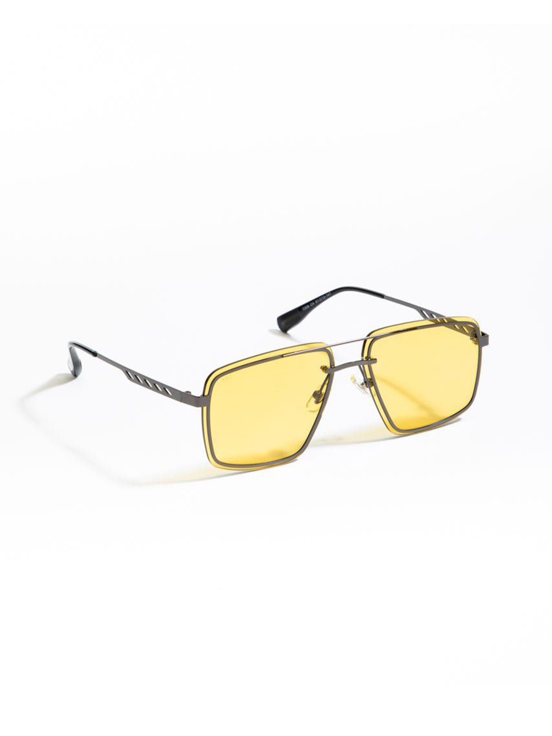 

Urban Monkey Unisex Wayfarer Sunglasses with Polarised and UV Protected Lens 7208-C4, Yellow